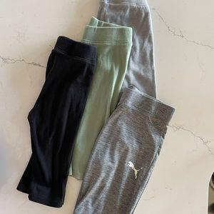 Girls shirts medium and biker shorts
